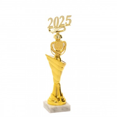 2025 figure on an elegant base A
