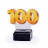 Standard acrylic award with marble base, wide (max. size 21x26 cm)