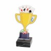 Poker cup acrylic award