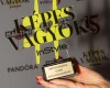 Standard acrylic award with marble base, wide (max. size 21x26 cm)