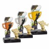 Fishing cup acrylic award with figure