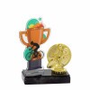 Cycling cup acrylic award with figure