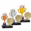 Poker cup acrylic award with figure