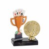 Poker cup acrylic award with figure