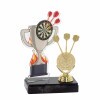 Darts cup acrylic award with figure
