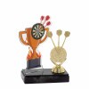 Darts cup acrylic award with figure