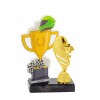 Motorsports cup acrylic award with figure
