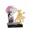 Ballroom dancing cup acrylic award with figure