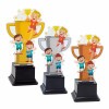 General boy kids acrylic trophy