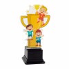 General boy kids acrylic trophy