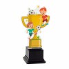 Football boys kids acrylic trophy