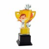 Martial artist kids acrylic trophy