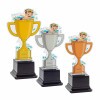 Swimmer boy kids acrylic trophy