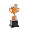 Swimmer boy kids acrylic trophy
