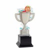 Swimmer girl kids acrylic trophy