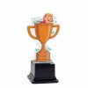 Swimmer girl kids acrylic trophy