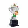 Student boy kids acrylic trophy
