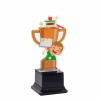 Student boy kids acrylic trophy