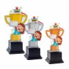 Student girl kids acrylic trophy