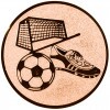 Football (shoes, ball) medal insert