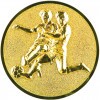 Football (embossed) medal insert