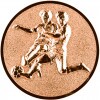 Football (embossed) medal insert