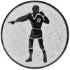 Football (referee's whistle) medal insert