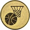 Basketball medal insert