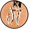 Basketball (relief) medal insert