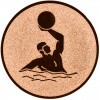 Water polo medal insert