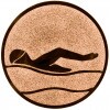 Swimming medal insert