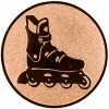 Roller skates medal insert