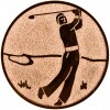 Golf medal insert