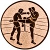 Kickboxing medal insert