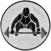 Weightlifting medal insert