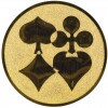 Playing cards medal insert