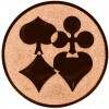 Playing cards medal insert