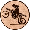 Motocross medal insert