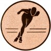 Speed ​​skates medal insert