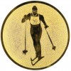 Cross-country skiing medal insert