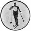 Cross-country skiing medal insert