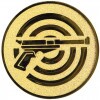 Shooting (gun) medal insert