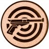 Shooting (gun) medal insert