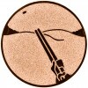 Puck shooting medal insert
