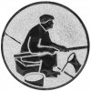 Fishing (angler) medal insert