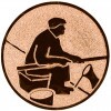 Fishing (angler) medal insert