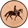 Equestrian (dressage) medal insert