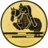 Equestrian (jumping) medal insert