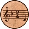Sheet music) medal insert