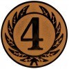 4th place medal insert